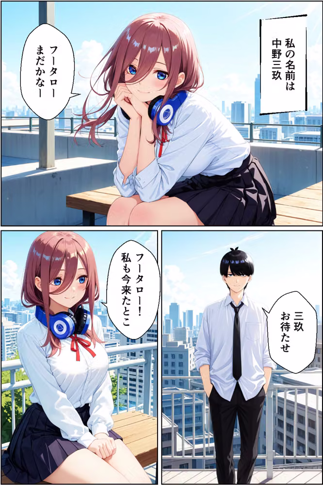 三玖寝取り調教〜パパ活がきっかけでメス堕ち〜 hitomiエロ漫画raw サンプル画像001