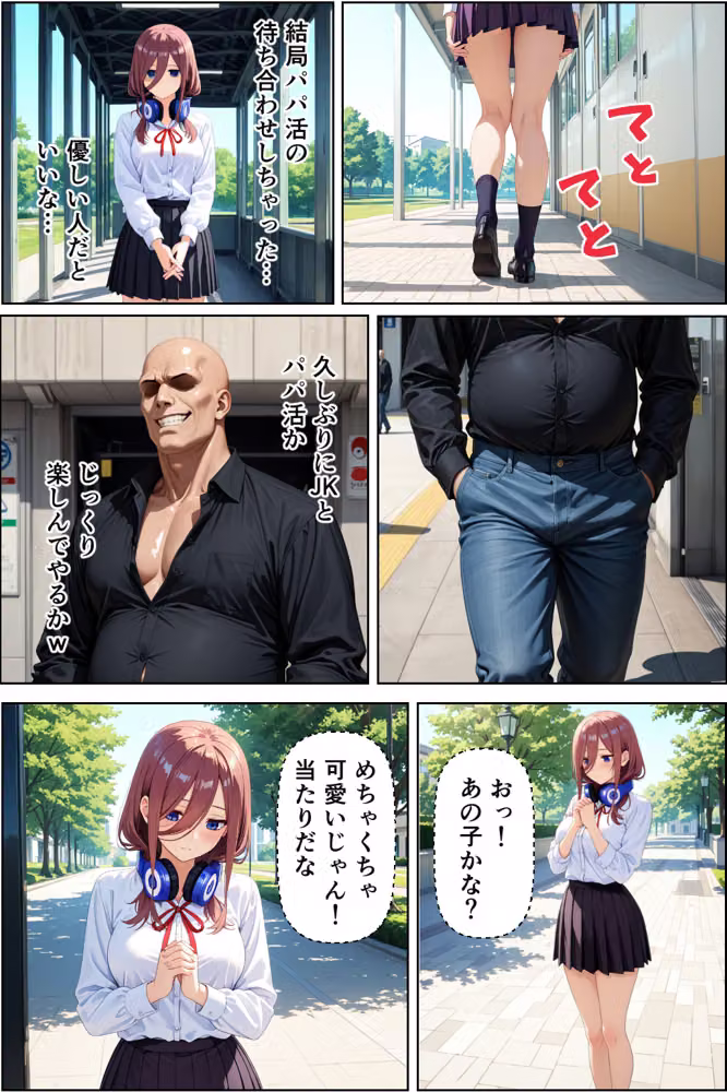 三玖寝取り調教〜パパ活がきっかけでメス堕ち〜 hitomiエロ漫画raw サンプル画像007