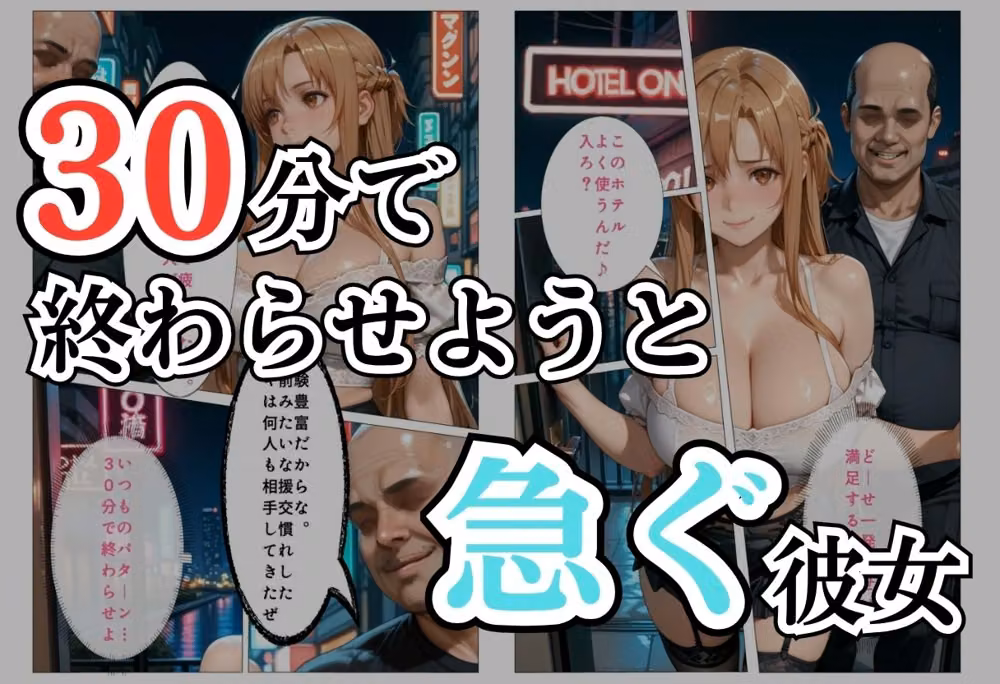 パパ活女子NTR −巨大なちんぽで快楽堕ちした日− hitomiエロ漫画raw サンプル画像003