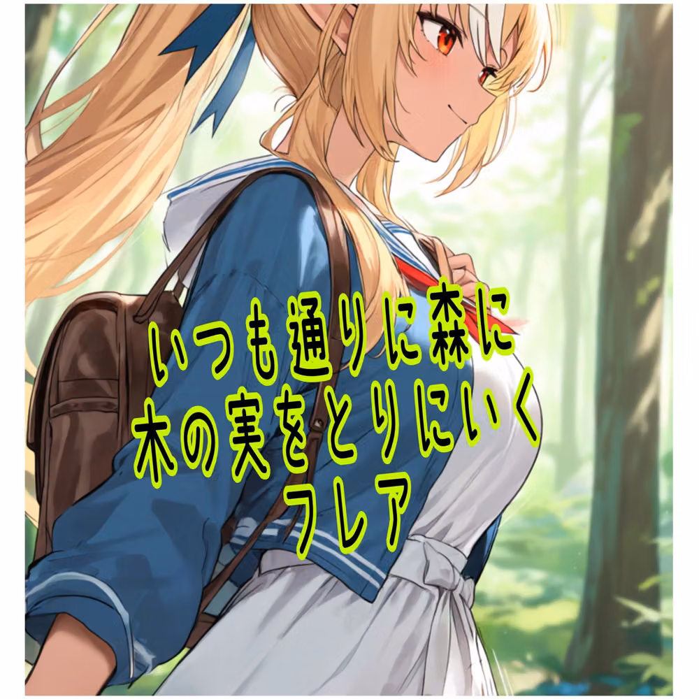 「ゴブリンの赤ちゃん妊娠したくない！！」ホロ大人気Vtuber不知火フレアがゴブリンに森で襲われ種付け＆出産するかわいそうな話 hitomiエロ漫画raw サンプル画像002