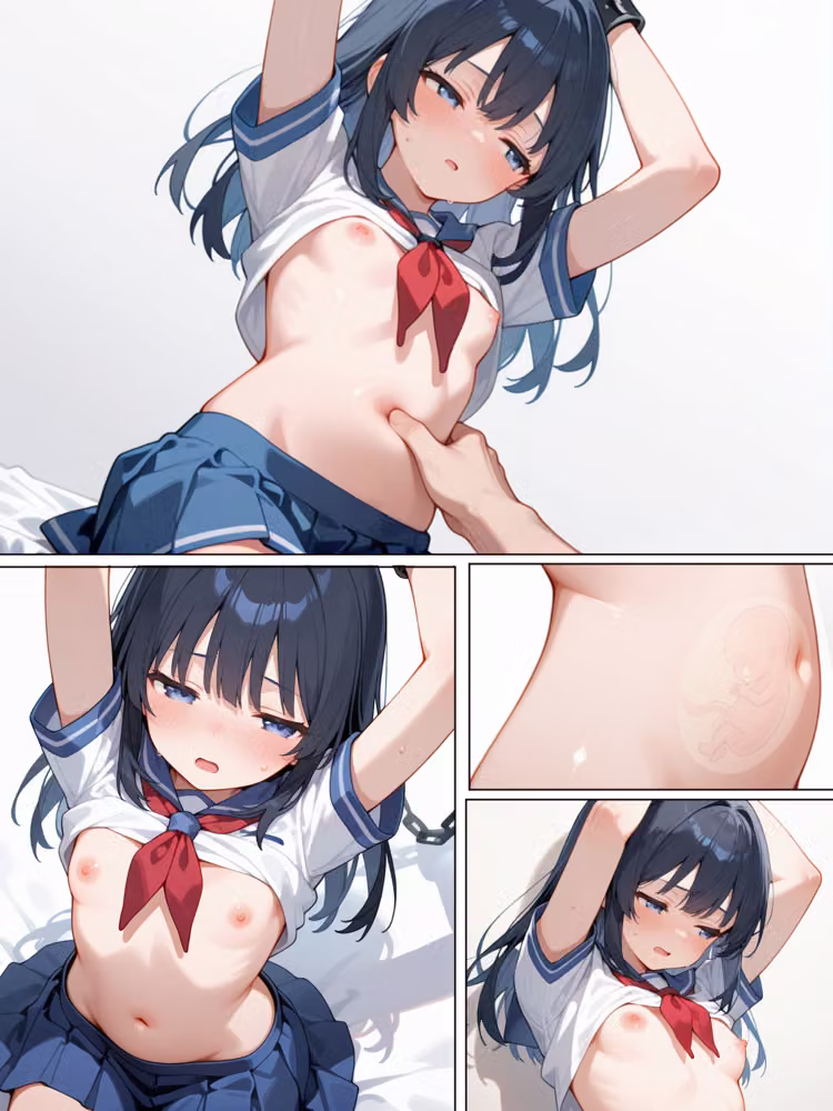 彼氏に内緒で援交した少女が妊娠したので色々調教してみることにした！！！ hitomiエロ漫画raw サンプル画像009