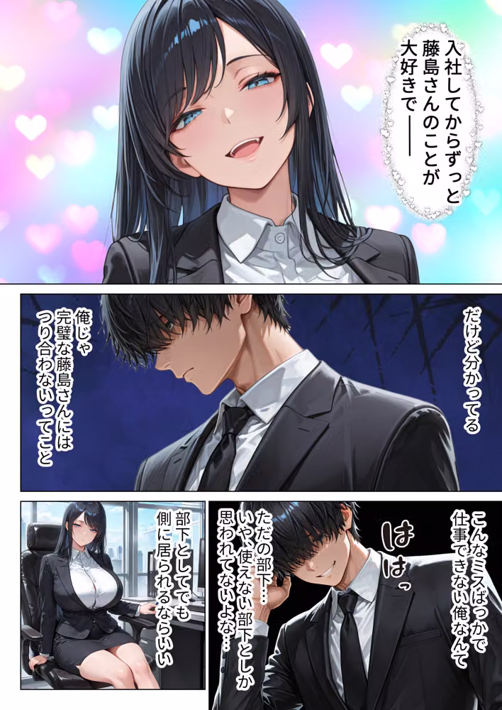 完全無欠のクール女上司の性処理係に任命されました！？彼氏に昇格したいので全力で種付けさせていただきます！ hitomiエロ漫画raw サンプル画像005