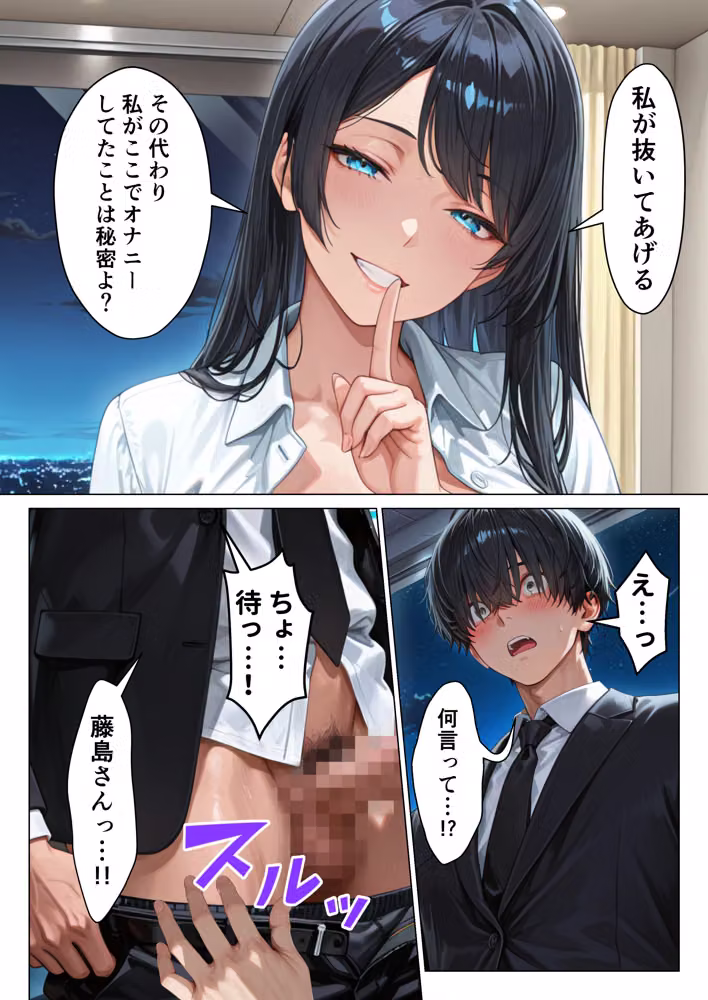 完全無欠のクール女上司の性処理係に任命されました！？彼氏に昇格したいので全力で種付けさせていただきます！ hitomiエロ漫画raw サンプル画像014