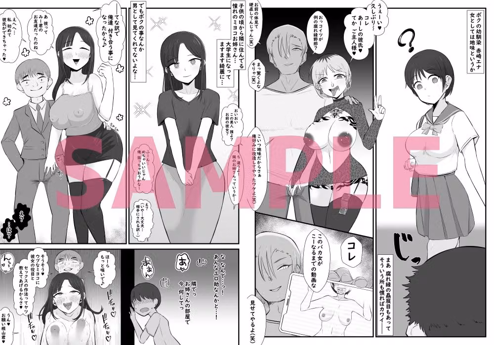 【BSS】ボクは相手にされないヤリマン図鑑 hitomiエロ漫画raw サンプル画像003