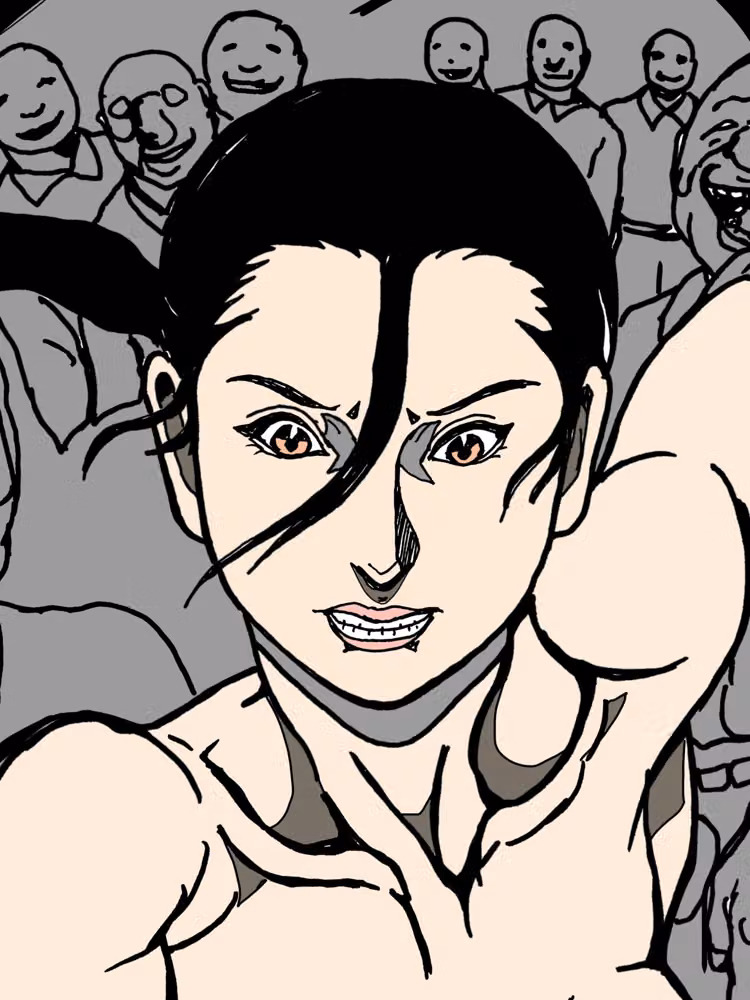 奥さんそっちに逃げたぞおぉ追えぇ！アハハハハ hitomiエロ漫画raw サンプル画像002
