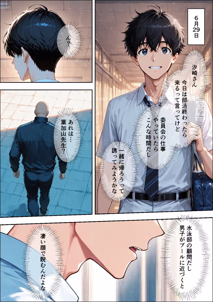仲良くなった水泳部のあの子が… hitomiエロ漫画raw サンプル画像053