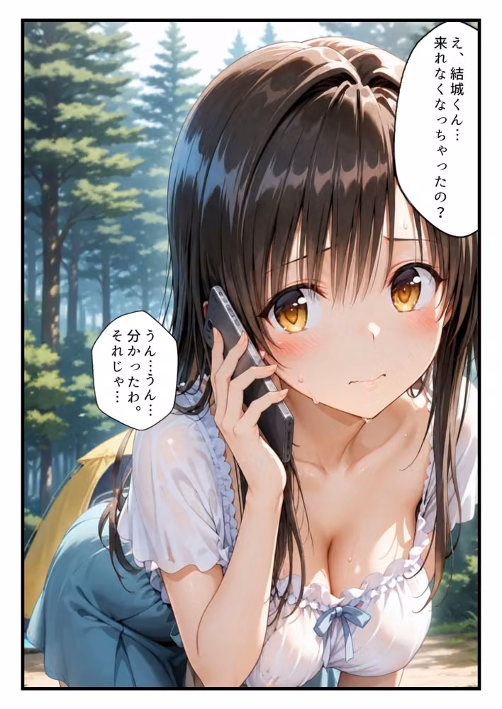 野外強●〜キャンプ編〜古●川唯の場合 hitomiエロ漫画raw サンプル画像001