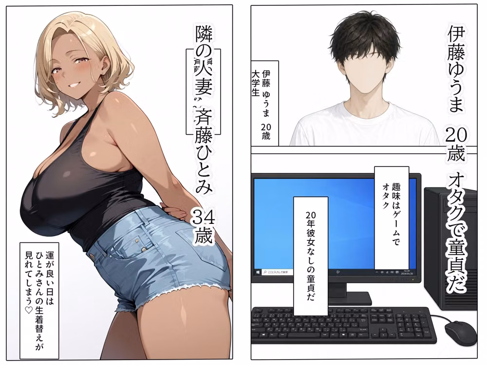 隣のギャル人妻と甘サド生H hitomiエロ漫画raw サンプル画像001
