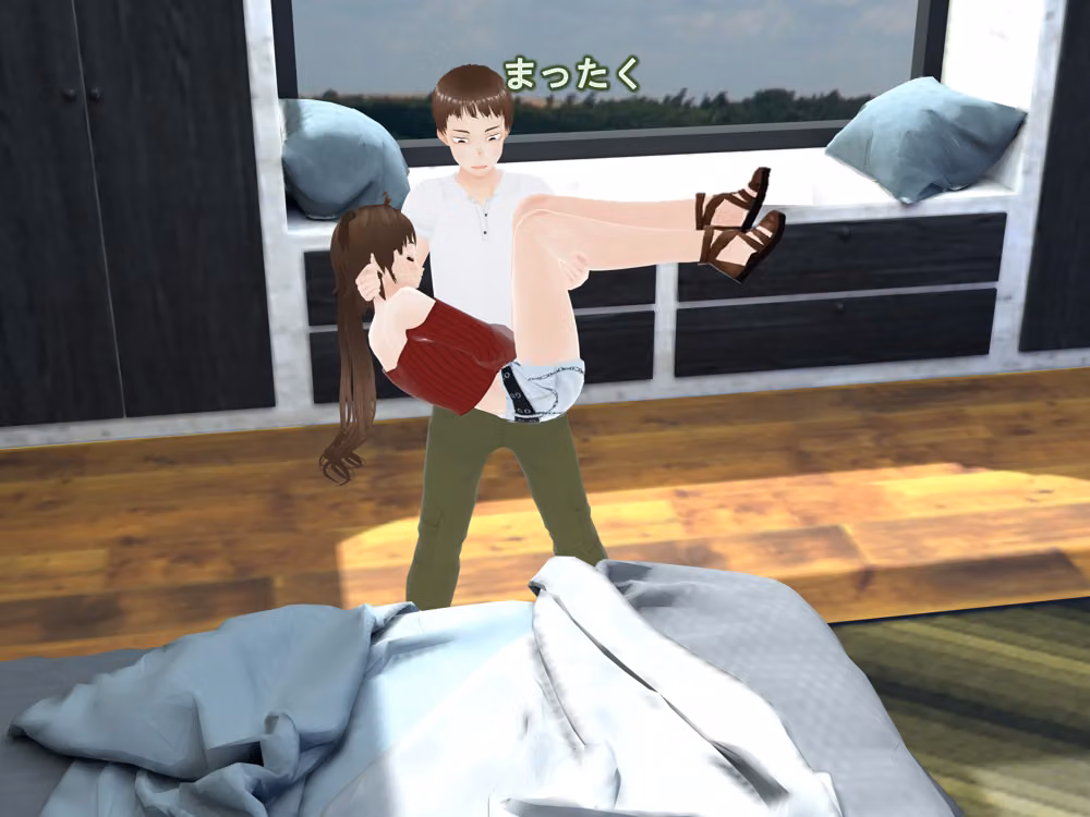 女子だけデカく 男子を追い抜く 成長音〜眠い妹編〜 hitomiエロ漫画raw サンプル画像009
