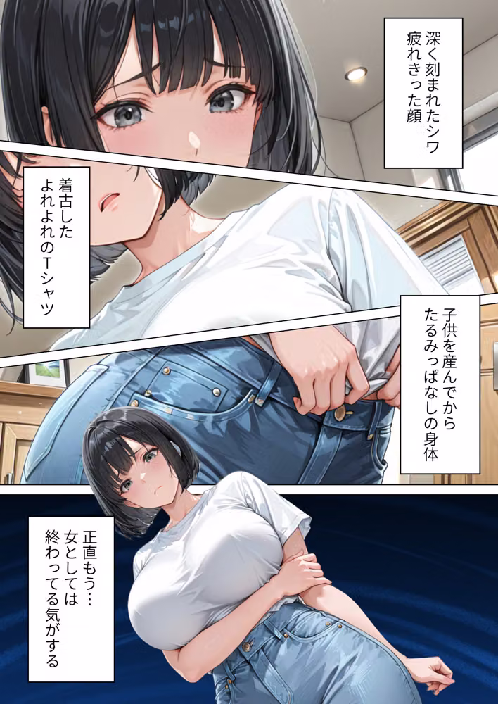 家事代行のパート主婦が金で買えたので熟れた肉体を開発して俺専用中出し肉便器にした話 hitomiエロ漫画raw サンプル画像002