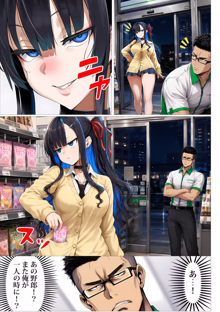なぜか俺がシフトの時に万引きしてくるダウナーギャル hitomiエロ漫画raw サンプル画像006