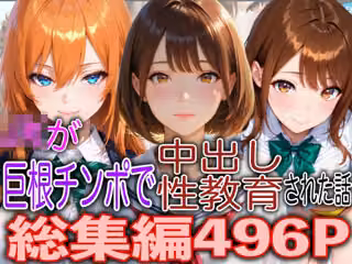 JKが巨根チンポで中出し性教育された話総集編