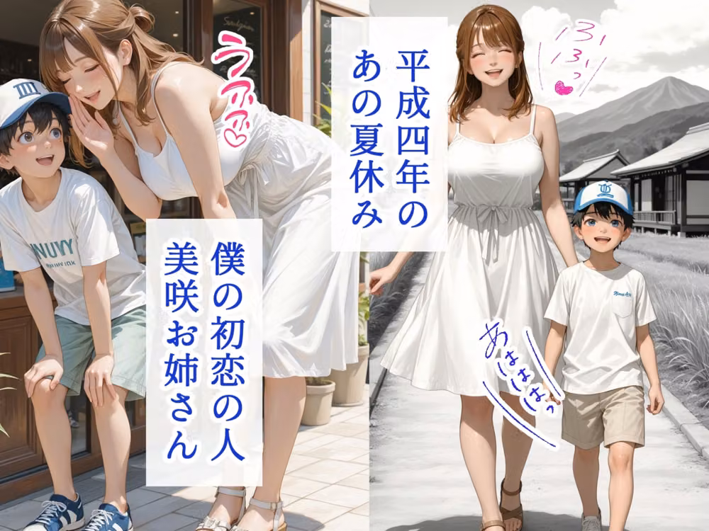僕の初恋が崩壊した衝撃の夏休み  お姉さんの絶頂セックスを覗いてしまった僕 hitomiエロ漫画raw サンプル画像002