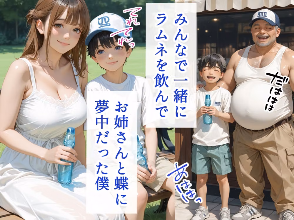 僕の初恋が崩壊した衝撃の夏休み  お姉さんの絶頂セックスを覗いてしまった僕 hitomiエロ漫画raw サンプル画像003