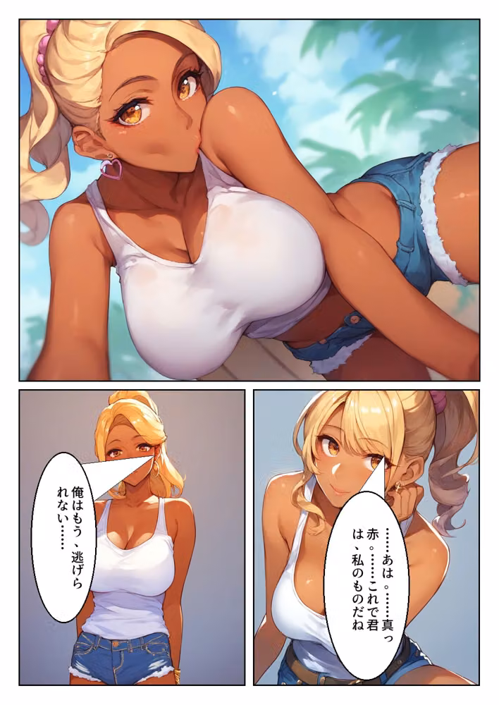 黒ギャル先輩の「特訓」は朝まで終わらない hitomiエロ漫画raw サンプル画像012