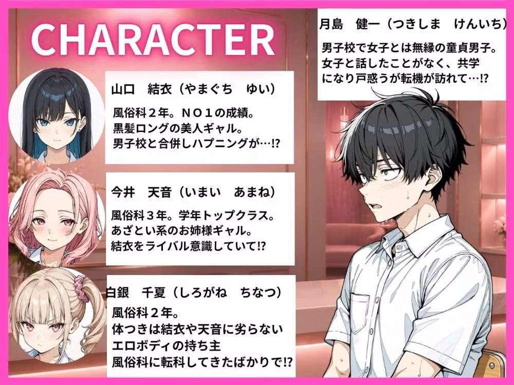学校合併で風俗科ギャルに連続逆指名されてハーレム無双した話 hitomiエロ漫画raw サンプル画像001