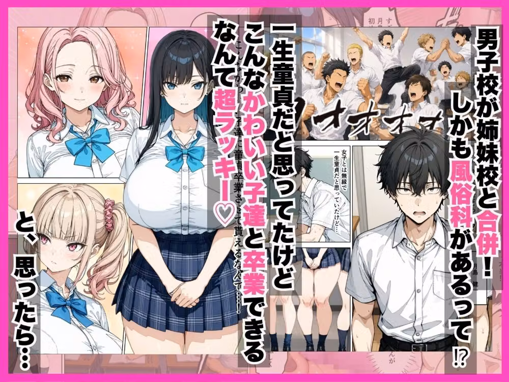 学校合併で風俗科ギャルに連続逆指名されてハーレム無双した話 hitomiエロ漫画raw サンプル画像002