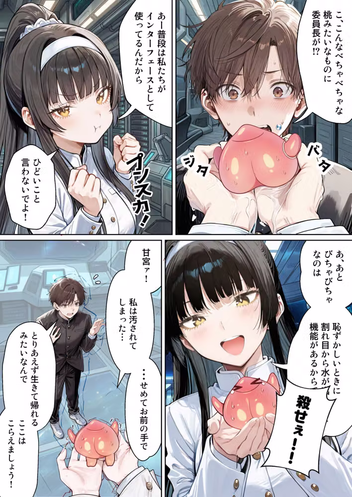 憧れの真面目な委員長が性欲旺盛な宇宙人に憑依されて僕の性癖通りに尊厳破壊されていく hitomiエロ漫画raw サンプル画像011