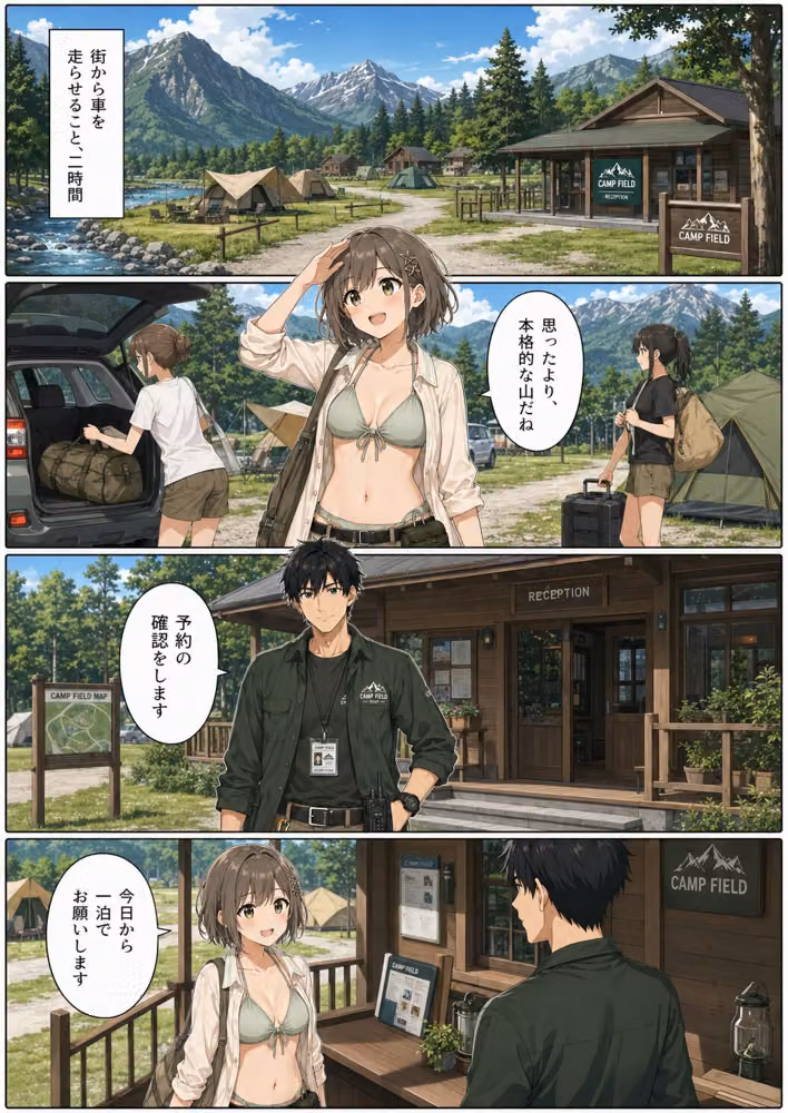 川遊びのあと、管理人さんと。 hitomiエロ漫画raw サンプル画像001