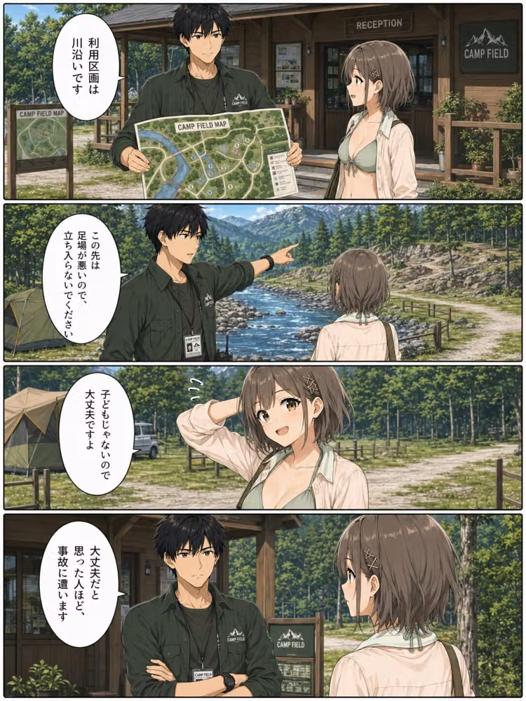 川遊びのあと、管理人さんと。 hitomiエロ漫画raw サンプル画像002