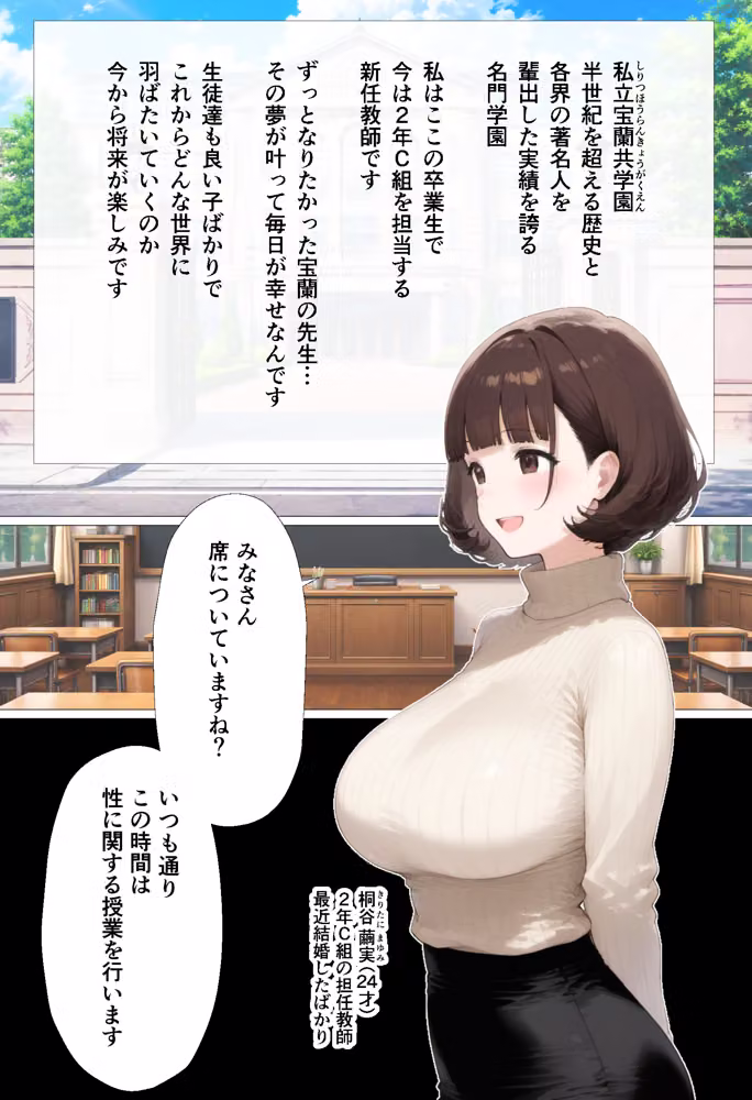 托卵学園  オカシな性教育で生徒も教師も保護者もみ〜んな托卵妊娠させちゃいました hitomiエロ漫画raw サンプル画像006
