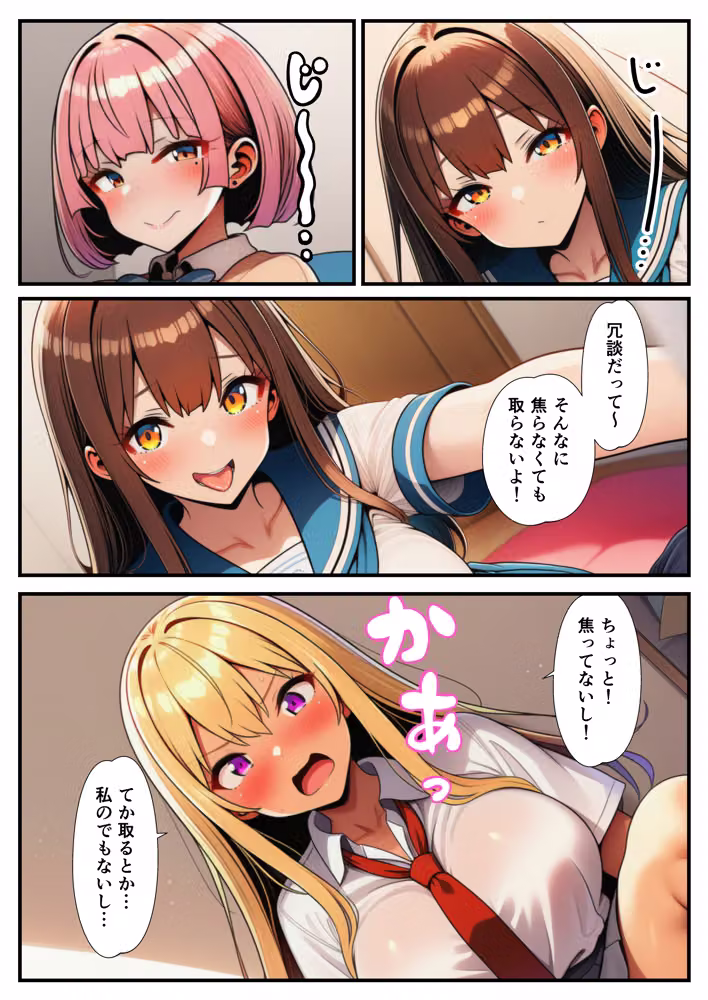 催●で欲情した一軍ギャルたちに童貞を奪われて〜幼馴染と激情中出しセックス〜 hitomiエロ漫画raw サンプル画像004