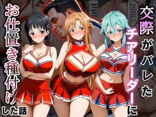 交際がバレたチアリーダーにお仕置き種付けした話〜ソードア〇トオンライン編〜