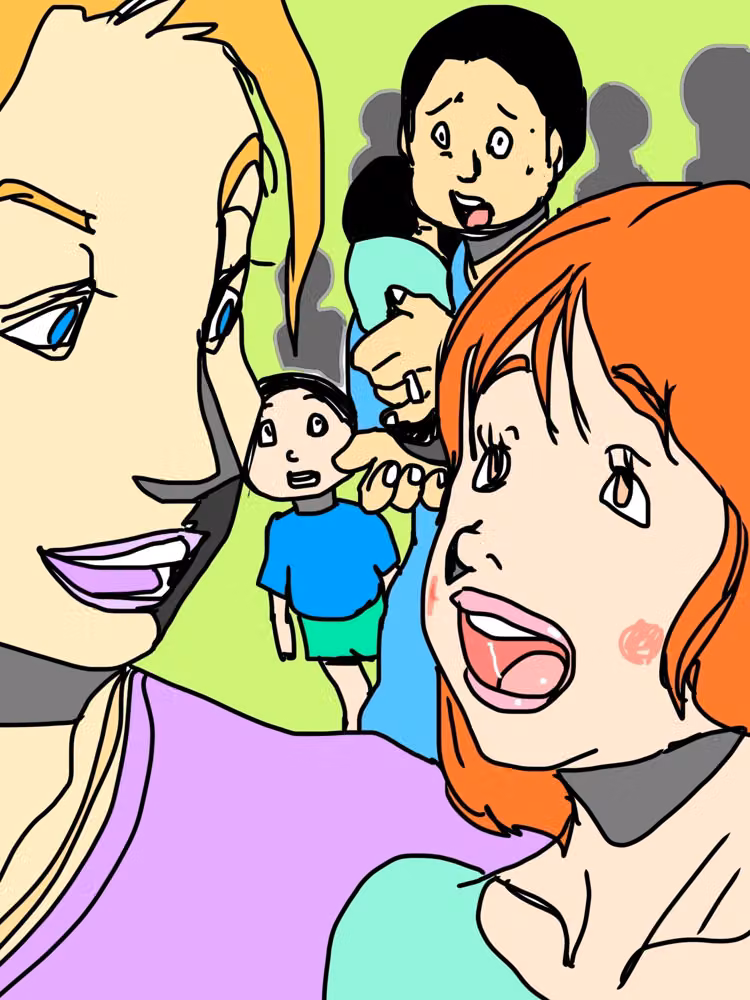 家族の目の前で人妻を口説けるのがイケメンの特権っす hitomiエロ漫画raw サンプル画像002