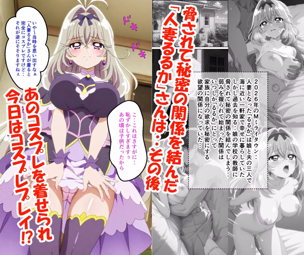 人妻るるかの秘密2 hitomiエロ漫画raw サンプル画像002