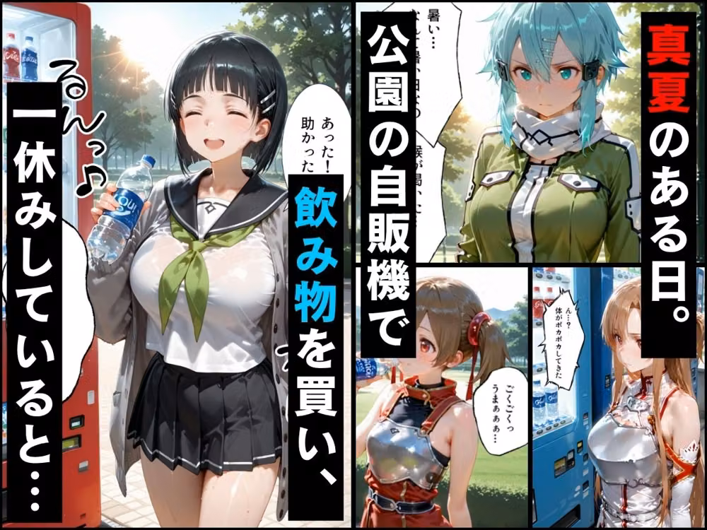 自販機のドリンクで超乳確定〜研究所で即ハメした話〜 S●O編 hitomiエロ漫画raw サンプル画像001