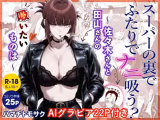 スーパーの裏でふたりでナニ吸う？AI版   〜佐々木さんと田山さんの吸いたいものは〜
