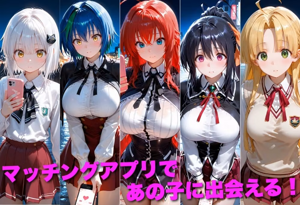 マッチングアプリで出会った美女を孕ませた話 ハ●スクールD×D編 hitomiエロ漫画raw サンプル画像001