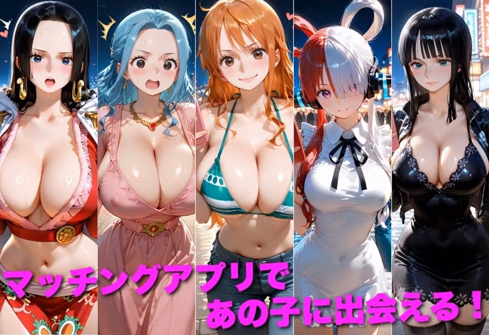 マッチングアプリで出会った美女を孕ませた話 ワ●ピース編 hitomiエロ漫画raw サンプル画像001