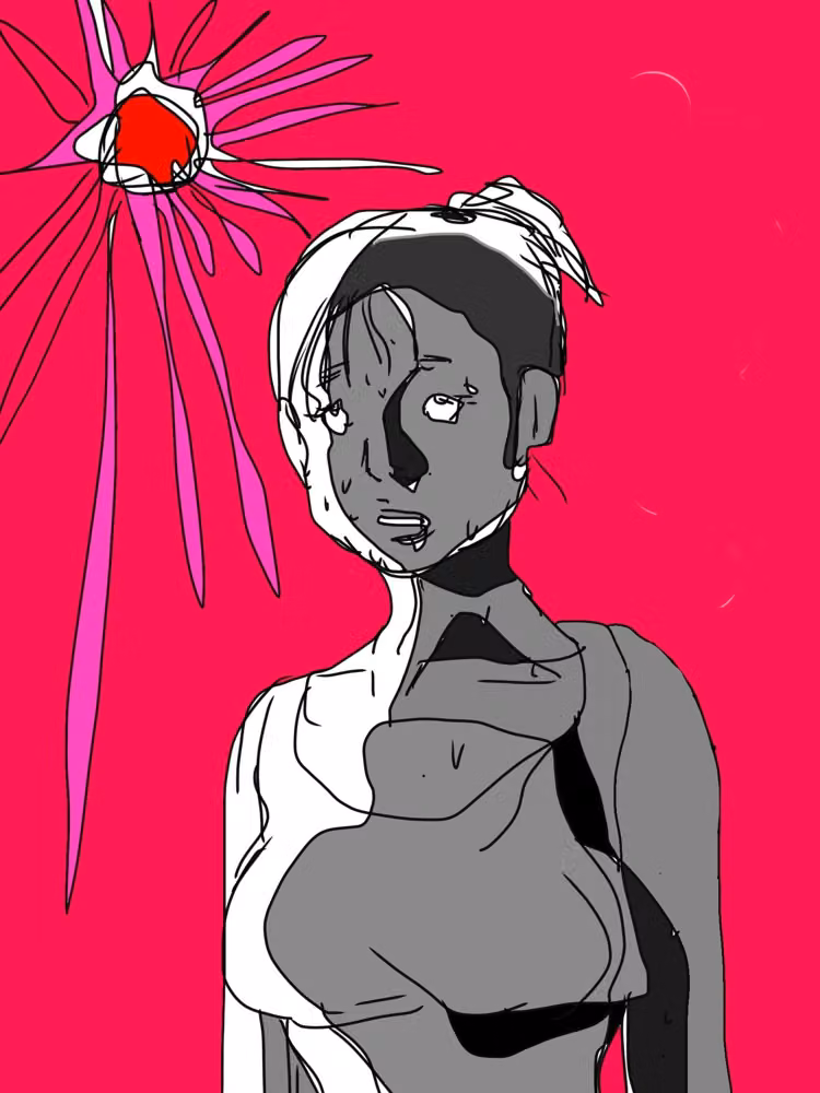 人妻と見知らぬ男が熱射により溶けて混ざり合って蒸発するまで hitomiエロ漫画raw サンプル画像002