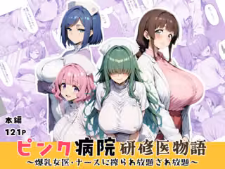 ピンク病院研修医物語〜爆乳女医とナースに搾られ放題され放題〜