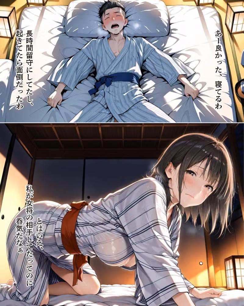 【衝撃】なんと旅館の女将は○○でマーがXXXされた話｜30代人妻の調教ラブストーリーVol.16 hitomiエロ漫画raw サンプル画像008