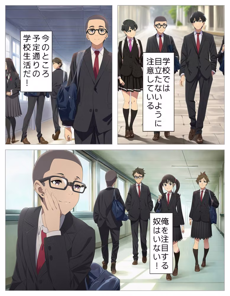 ドSなレズ少女達に無理やりペニバンで犯●れまくる女装男子＋α hitomiエロ漫画raw サンプル画像002