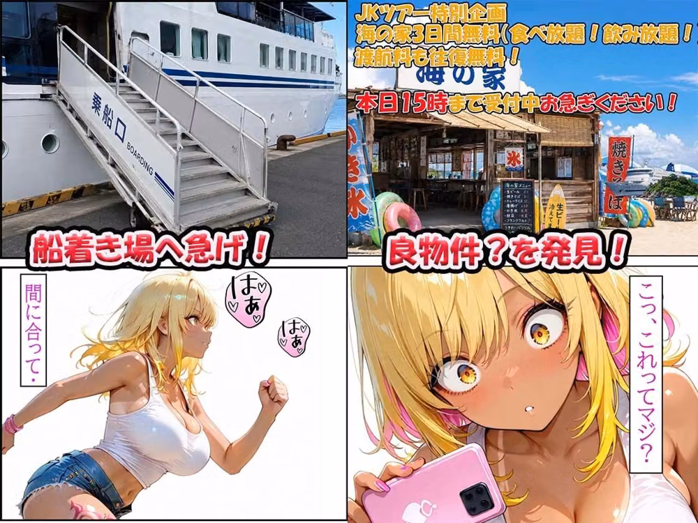 SEXアイランド日焼けギャルが夏のビーチで生ハメセックス hitomiエロ漫画raw サンプル画像003
