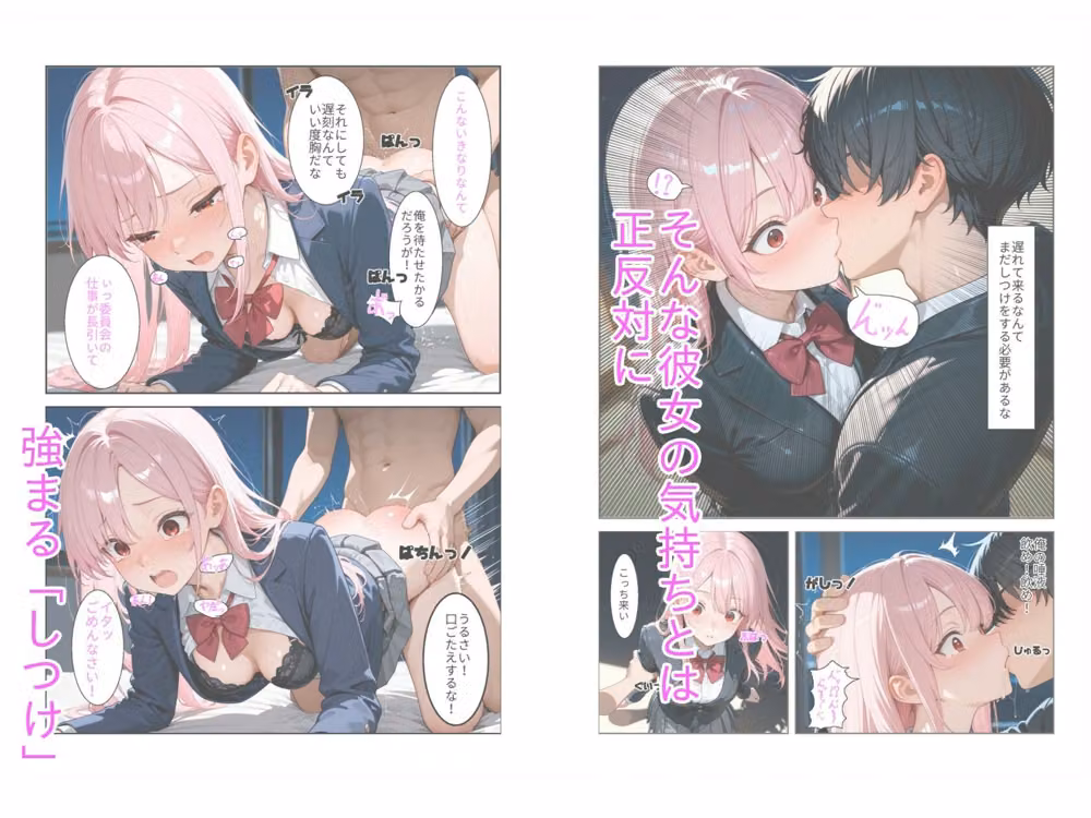 ピンク髪●Kを堕として屈服させる話 その3 hitomiエロ漫画raw サンプル画像002