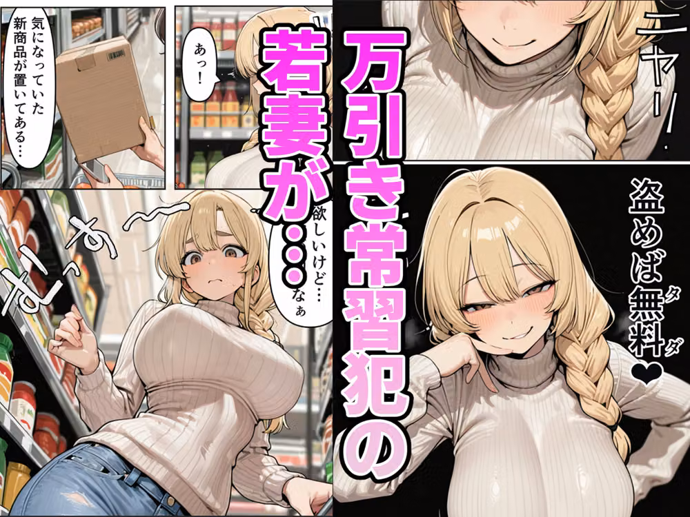 「万引き人妻・藤崎かおり（28） 「警察に通報されたくなければ、このカメラの前でハメられろ」 店長のデカチンとテクニックに泣きながら快楽堕ちNTR」 hitomiエロ漫画raw サンプル画像001