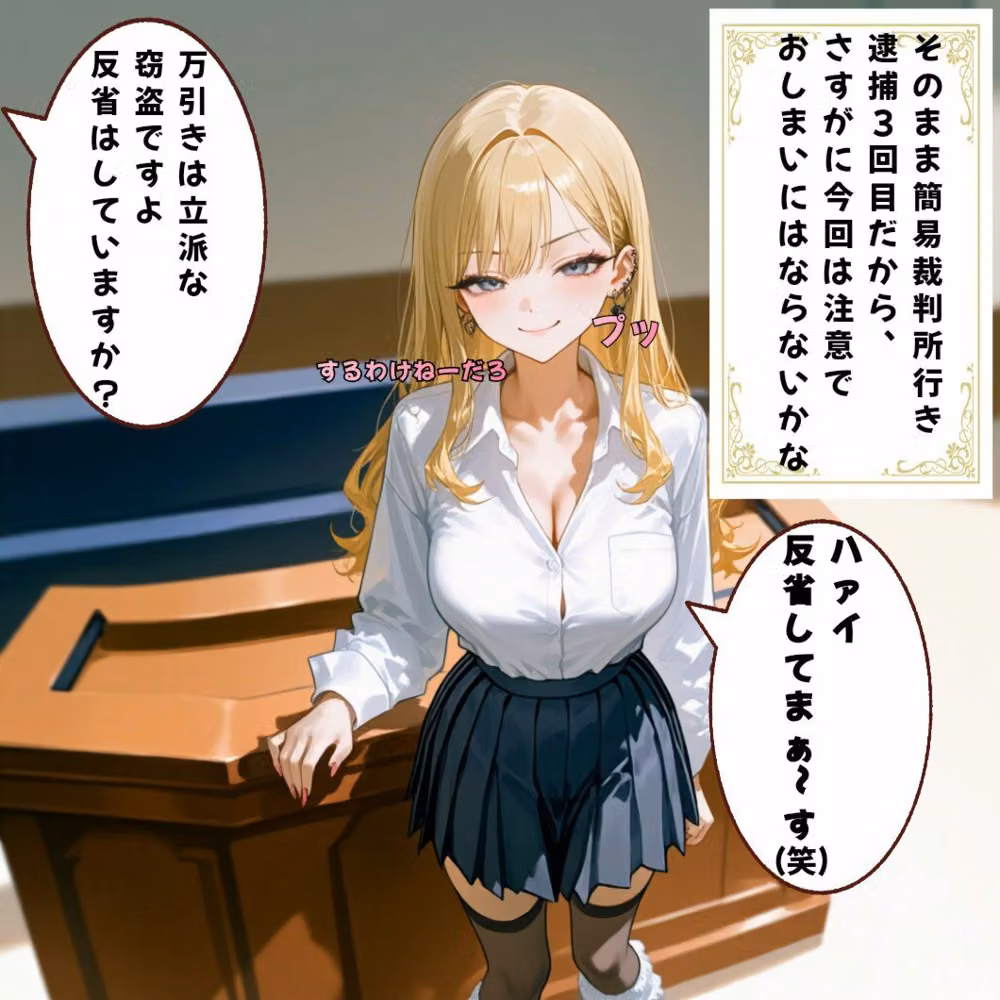 反省してまぁ〜す（笑）〜執行官の懲罰はお尻叩き〜 hitomiエロ漫画raw サンプル画像003