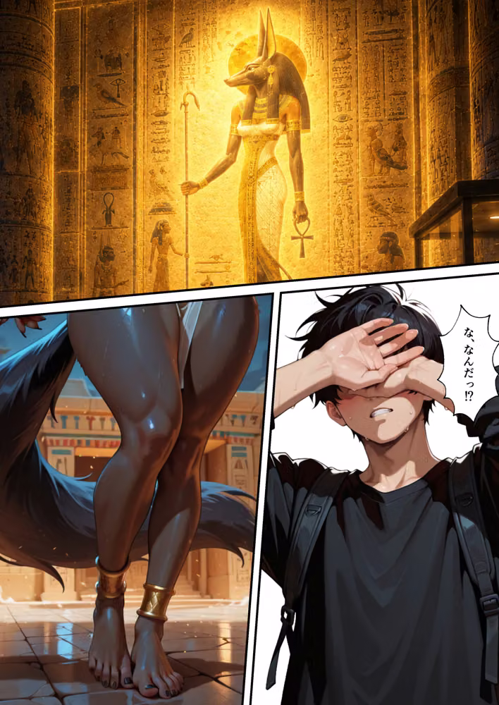 アヌビス様は生贄男子を手放さない hitomiエロ漫画raw サンプル画像011