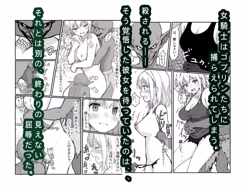 女騎士敗北録 〜ゴブリンの森〜  1 hitomiエロ漫画raw サンプル画像003