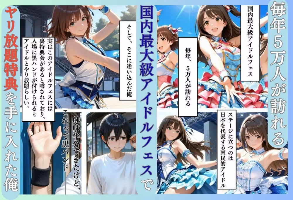 アイドルの裏特典・・・やり放題アイドルフェス hitomiエロ漫画raw サンプル画像001