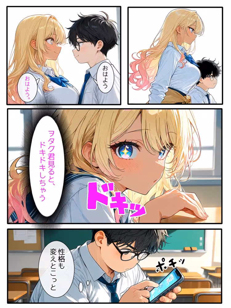 【陰キャ逆転】記憶操作アプリでいじめっ子の巨乳ギャルと清楚系を完堕ちわからせする話 hitomiエロ漫画raw サンプル画像019