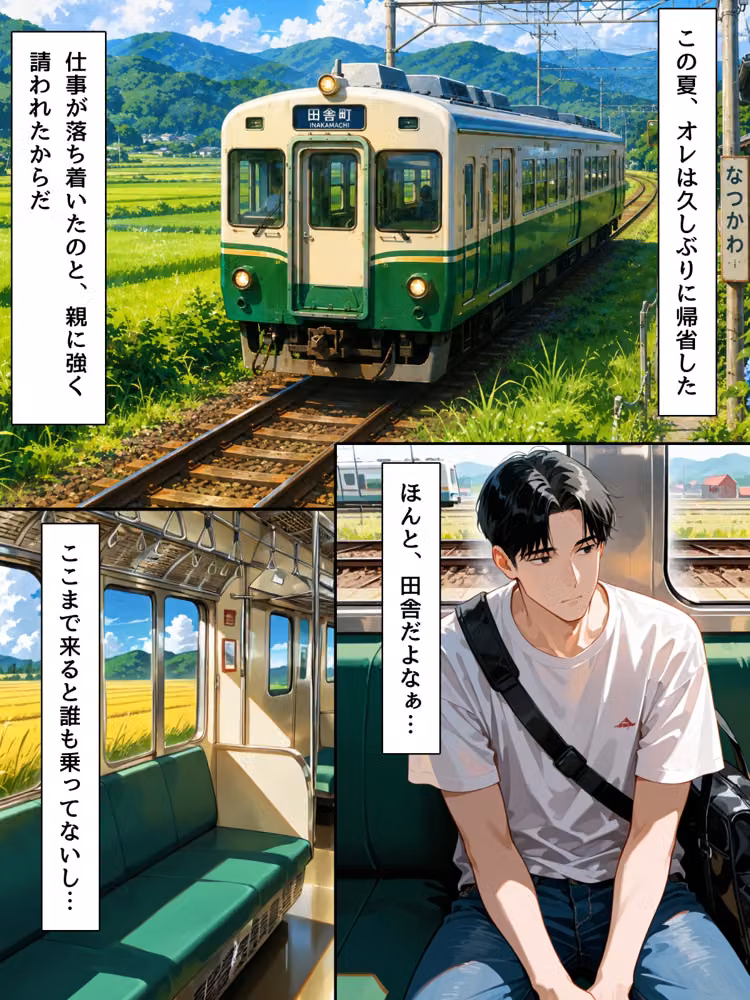 暑い夏、帰省したら巨乳兄嫁が無防備すぎた hitomiエロ漫画raw サンプル画像001