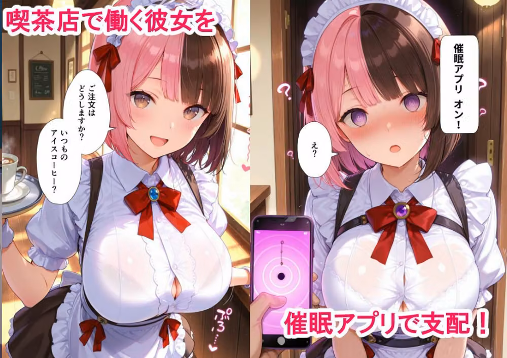 催〇アプリで強●羞恥〜姫咲ののは編〜 hitomiエロ漫画raw サンプル画像001