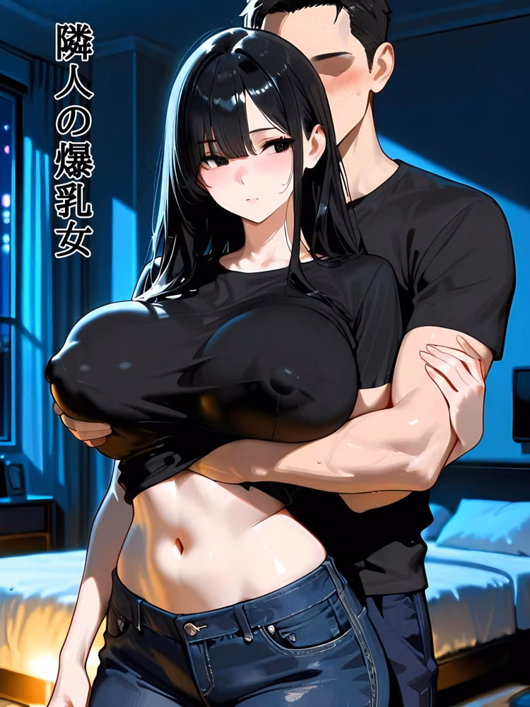 隣人の爆乳女 hitomiエロ漫画raw サンプル画像001