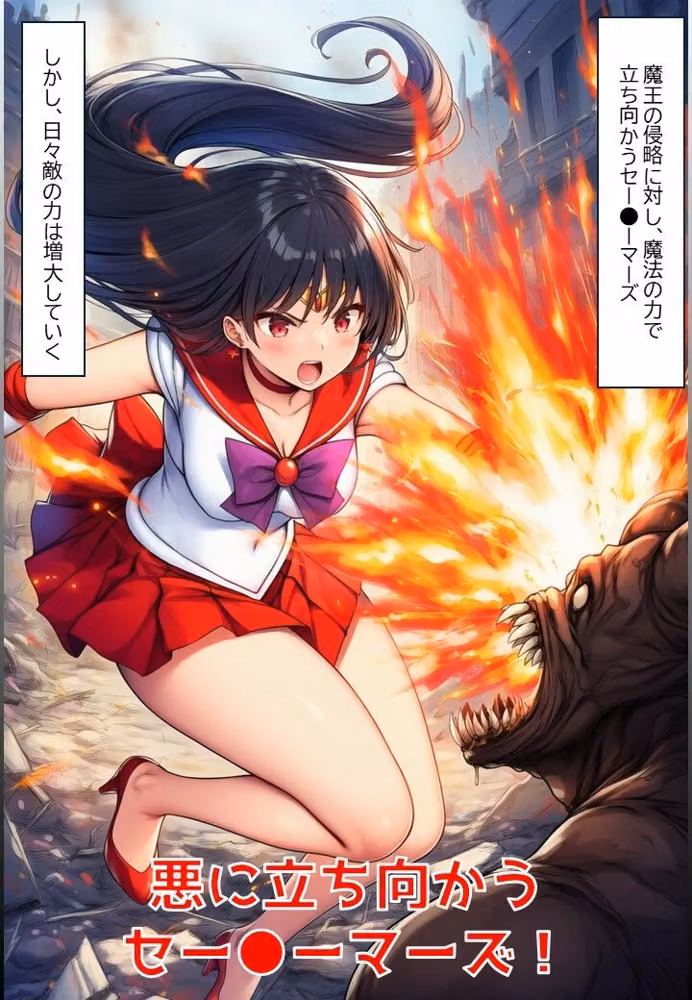 火星戦士の悪堕ち〜セー●ーマーズの受難〜 hitomiエロ漫画raw サンプル画像001