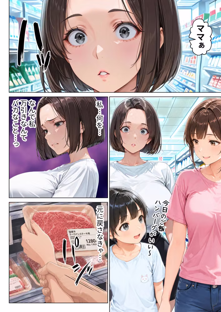 パパ友に弱みを握られ嫌々だったはずなのにデカチンの虜になって中出し懇願してしまいました hitomiエロ漫画raw サンプル画像009